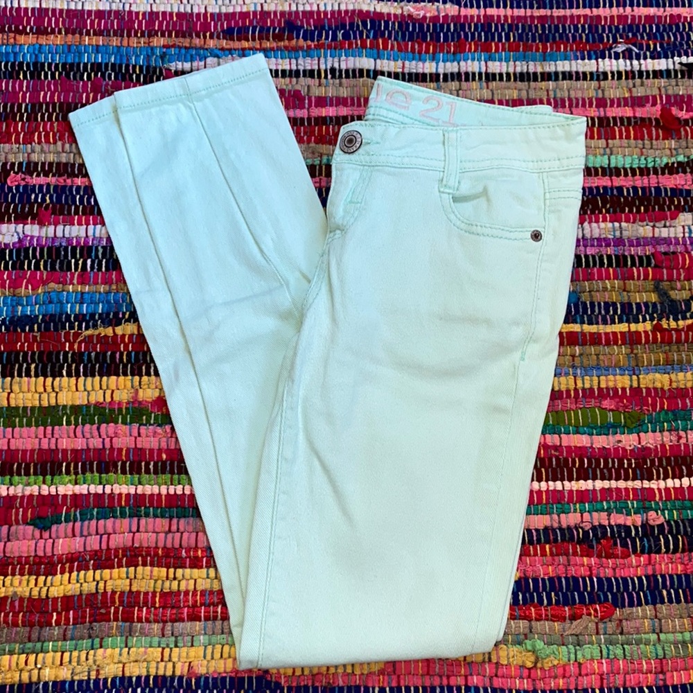 Rue 21 teal jeans